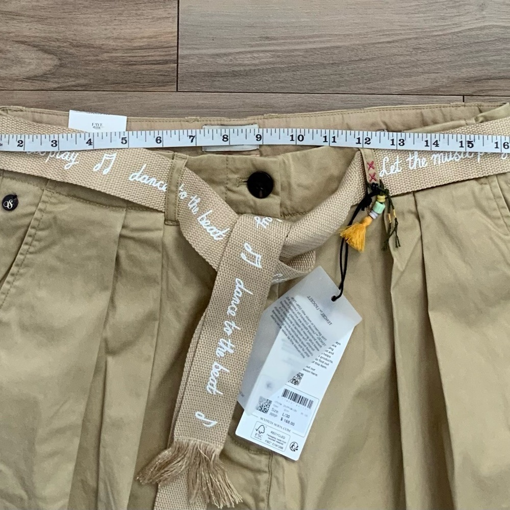 Scotch & Soda Faye High-Rise Relaxed Tapered Leg Paperbag Utility Pant - Picture 5 of 11